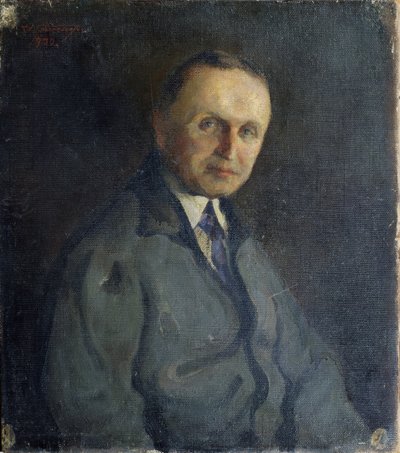 Portret pianisty Konstantina Igumnowa 1873-1948, 1930 autorstwa A.K. Elsner