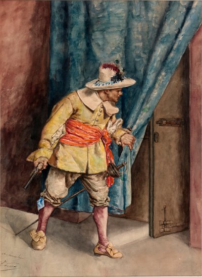 Muszkieter na Gwardii, b.d. autorstwa A. Arrunategin