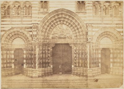 [Drzwi katedry w Genui] autorstwa A. Bardou
