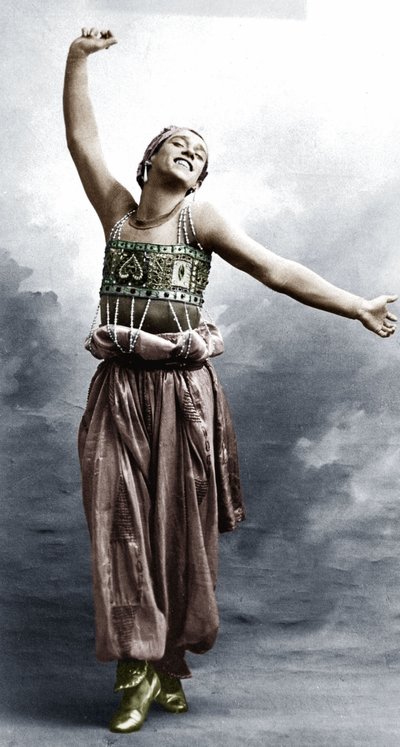 Vaslav Nijinsky w kostiumie do Szeherezady autorstwa A. Bert
