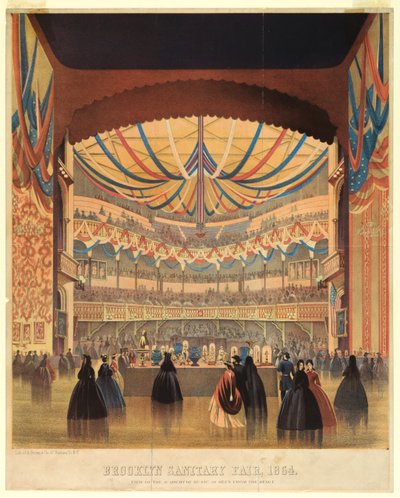Brooklyn Sanitary Fair z 1864, Akademia Muzyczna autorstwa A. Brown and Company