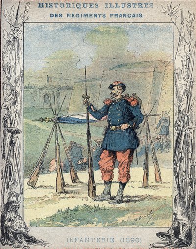 piechota francuska autorstwa A. Demarle