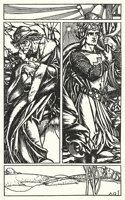 Ilustracja do "In Memoriam" Tennysona (rycina) autorstwa A. Garth Jones