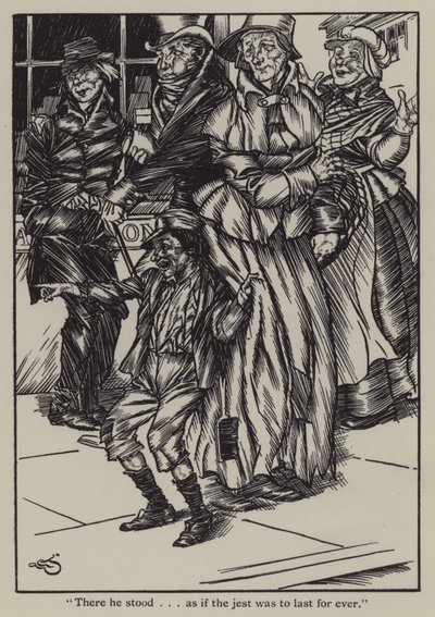 Ilustracja do The Essays of Elia autorstwa Charlesa Lamba (lito) autorstwa A. Garth Jones