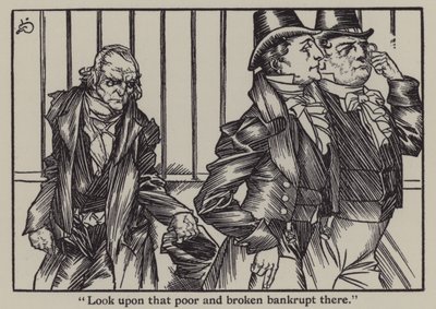 Ilustracja do The Essays of Elia autorstwa Charlesa Lamba (lito) autorstwa A. Garth Jones