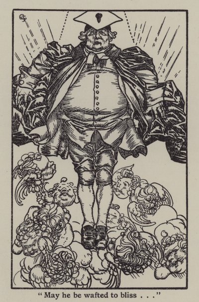 Ilustracja do The Essays of Elia autorstwa Charlesa Lamba (lito) autorstwa A. Garth Jones