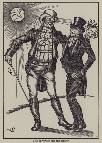 Ilustracja do The Essays of Elia autorstwa Charlesa Lamba (lito) autorstwa A. Garth Jones