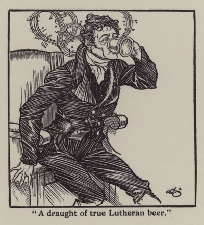 Ilustracja do The Essays of Elia autorstwa Charlesa Lamba (lito) autorstwa A. Garth Jones