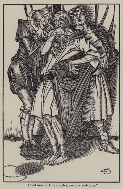 Ilustracja do The Essays of Elia autorstwa Charlesa Lamba (lito) autorstwa A. Garth Jones
