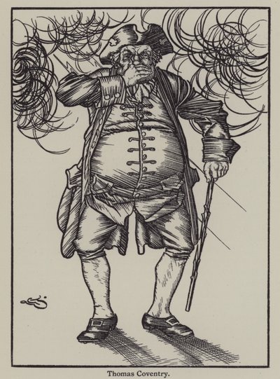 Ilustracja do The Essays of Elia autorstwa Charlesa Lamba (lito) autorstwa A. Garth Jones