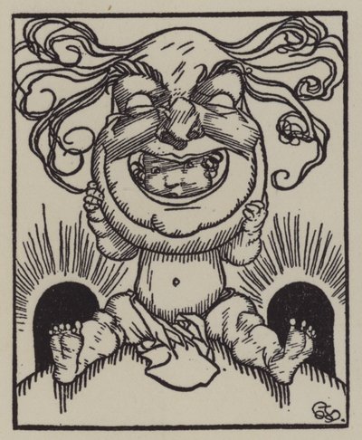 Ilustracja do The Essays of Elia autorstwa Charlesa Lamba (lito) autorstwa A. Garth Jones