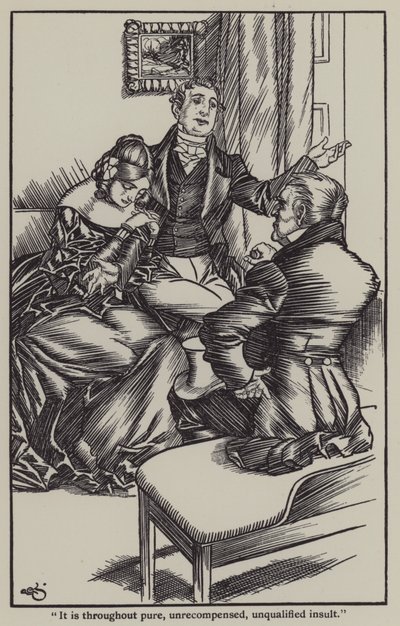 Ilustracja do The Essays of Elia autorstwa Charlesa Lamba (lito) autorstwa A. Garth Jones