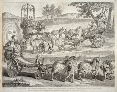 Rydwan Apolla, 1764 autorstwa A. J. De Fehrt