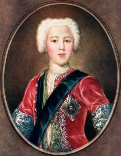 „Młody Chavalier”, książę Karol Edward Stuart, ok. 1730. autorstwa A J Skrimshire