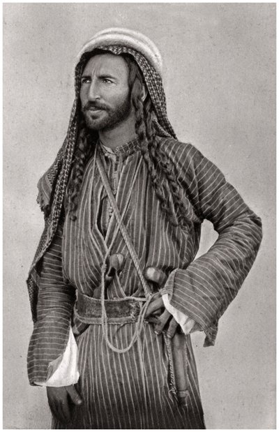 Beduin z pustyni, Irak, 1925 autorstwa A. Kerim