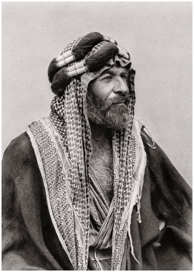 Ten arabski szejk, Irak, 1925 autorstwa A. Kerim