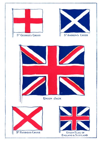 Jak powstał Union Jack, 1905. autorstwa A. S. Forrest