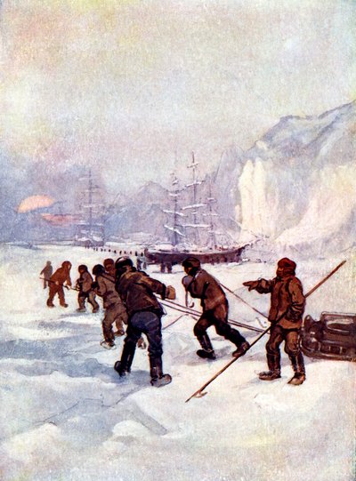 Statki nazwano Terror i Erebus, 1847, 1905. autorstwa A. S. Forrest