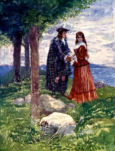 Pożegnali się smutno, 1746, 1905. autorstwa A. S. Forrest