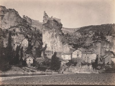 Wąwozy Du Tarn Castelbouc, lata 70. XIX wieku. autorstwa A. Trantoul