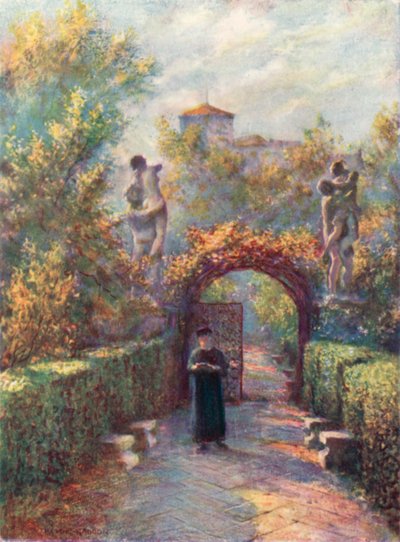 Ogród Pałac Cappello autorstwa A. Trevor Haddon