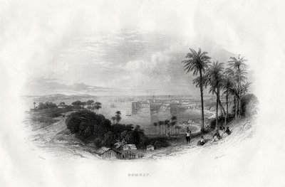 Bombaj, Indie, 1860 autorstwa A. Willmore
