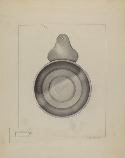Cynowa Porringer autorstwa A. Zaidenberg