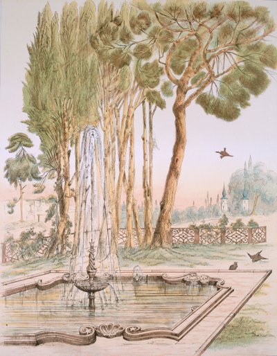 Ogród w Turcji, wyd. 1883. autorstwa A. de Beaumont