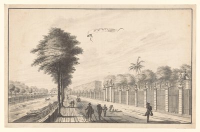 Post Rijswijk widziany z Noordwijk Rijswijk (tytuł na obiekcie) autorstwa A. de Nelly (attributed to)