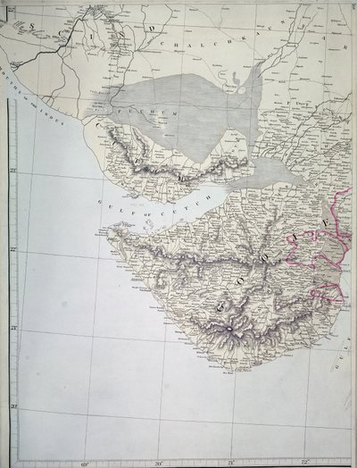 Mapa Indii Zachodnich, 1816 r. autorstwa Aaron Arrowsmith