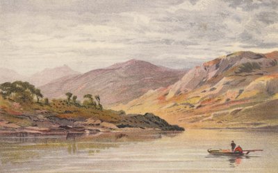 Na Loch Lomond (chromolitho) autorstwa Aaron Edwin Penley