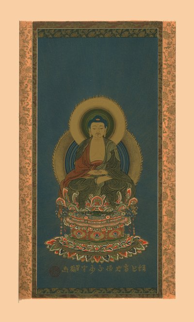 Amitabha, początek XIX wieku, 1886. autorstwa Abbot of Zojoji