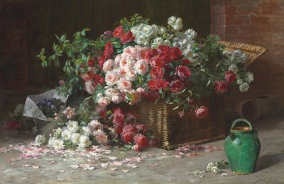 Kosz róż, ok. 1890 (olej na płótnie) autorstwa Abbott Fuller Graves