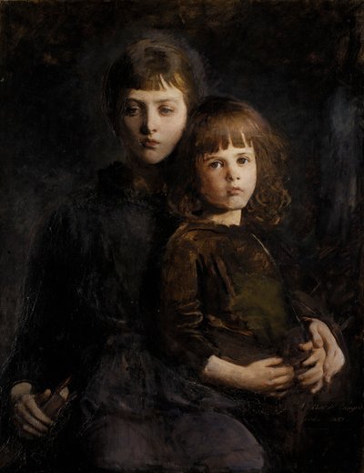 Brat i siostra (Mary i Gerald Thayer) autorstwa Abbott Handerson Thayer