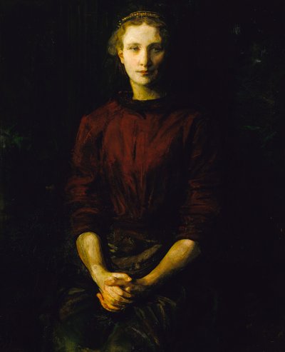 Portret damy pani William B. Cabot, 1900-1902. autorstwa Abbott Handerson Thayer