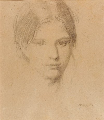 Portret córki artysty, Mary autorstwa Abbott Handerson Thayer
