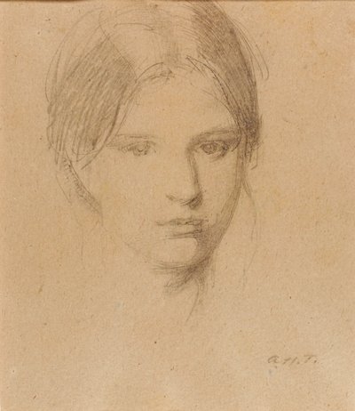 Portret córki artysty, Mary autorstwa Abbott Handerson Thayer