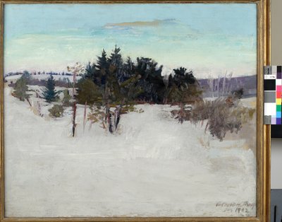 Pejzaż zimowy, 1902 autorstwa Abbott Handerson Thayer