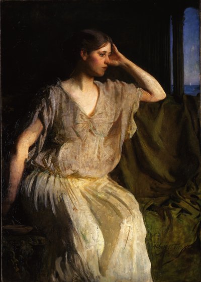Kobieta w greckiej sukni, ok. 1894 r. autorstwa Abbott Handerson Thayer