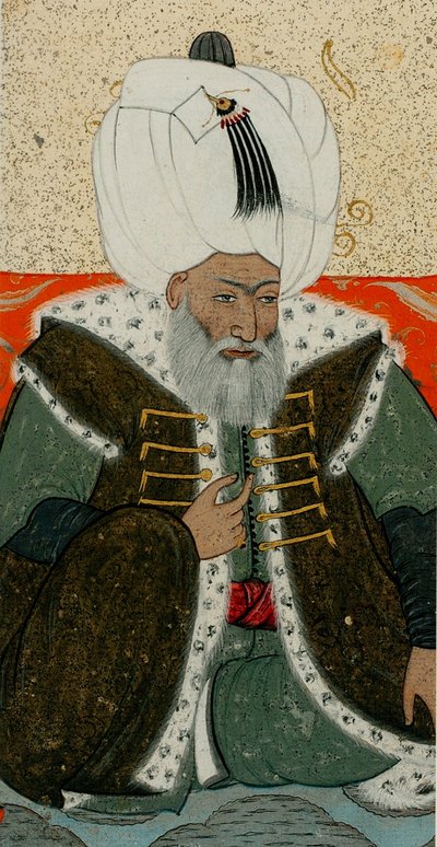 Bayezid II, sułtan Imperium Osmańskiego, c. 1710 autorstwa Abdulcelil Levni