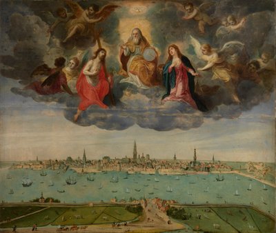 Antwerpia i Vlaams Hoofd w 1600 r., ok. 1600 r. (olej na desce) autorstwa Abel Grimmer or Grimer