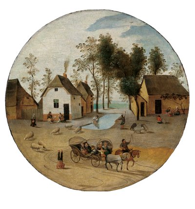 Miesiąc czerwiec, ok. 1606 r autorstwa Abel Grimmer or Grimer
