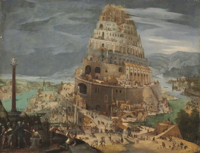 Wieża Babel autorstwa Abel Grimmer or Grimer