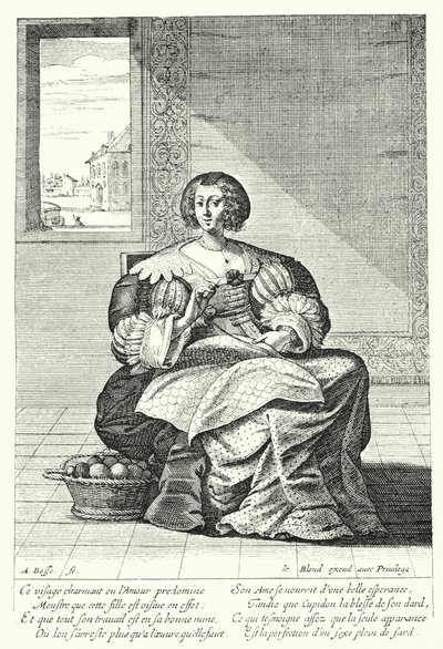 Hafciarka (grawerowanie) autorstwa Abraham (after) Bosse