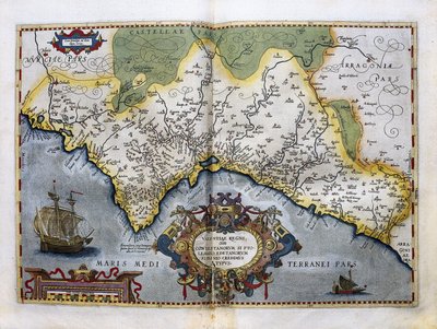 Theatrum Orbis Terrarum autorstwa Abraham (after) Ortelius