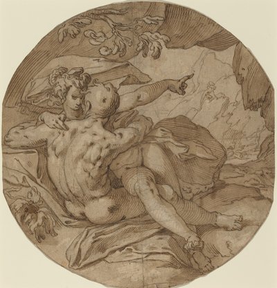 Acis i Galatea autorstwa Abraham Bloemaert