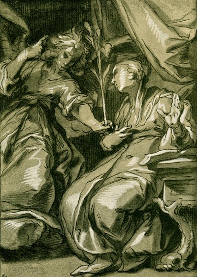 zwiastowanie autorstwa Abraham Bloemaert
