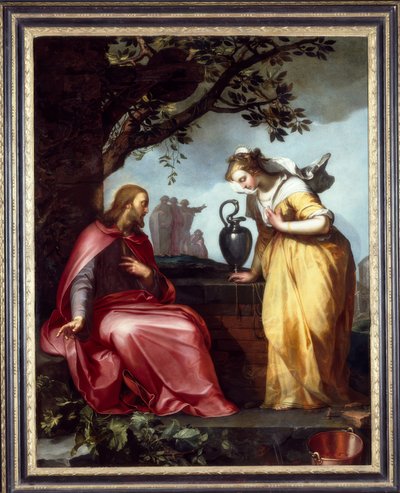 Chrystus i Samarytanka autorstwa Abraham Bloemaert