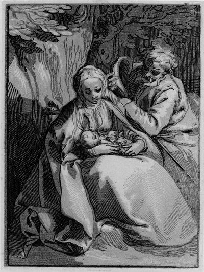 Święta Rodzina autorstwa Abraham Bloemaert