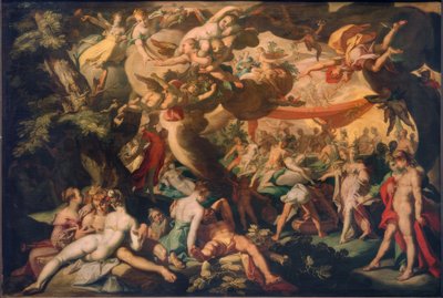 Ślub Peleusa i Tetydy autorstwa Abraham Bloemaert